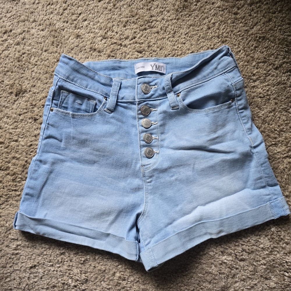 YMI Light Blue Jean Shorts for Women